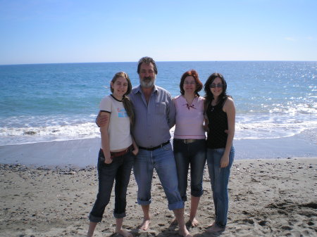 My family and me in Almeria (Spain)
