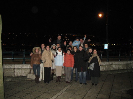 A group of friends and I in Budapest