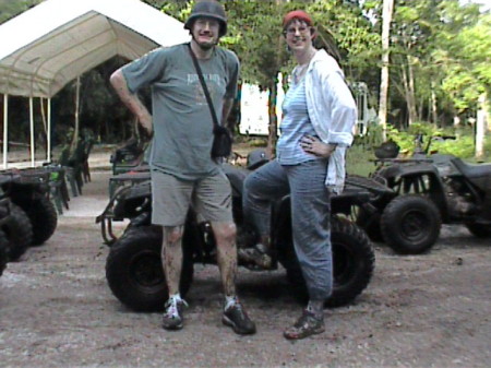 ATV riding in Cozumel 2004