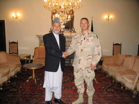 President Karzai and me