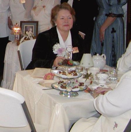 Sue, Victorian Tea, St. Peter Lutheran Church