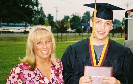 My son & I -Graduation 2006