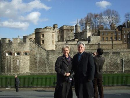 John & Jan at Tower of London