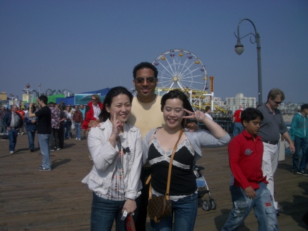 Santa Monica pier southern california