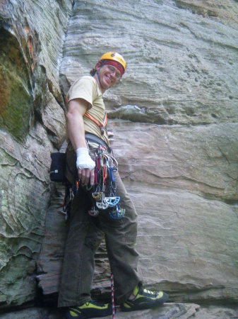 Climbing in May '10.