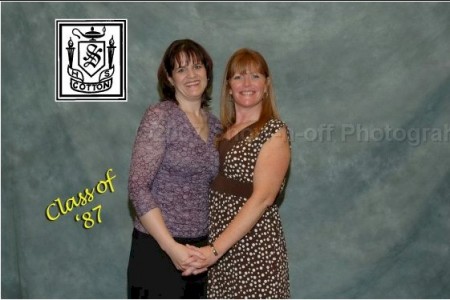 Gail and I at the 20yr reunion