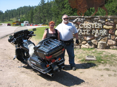 Dave and I at Custer State Park