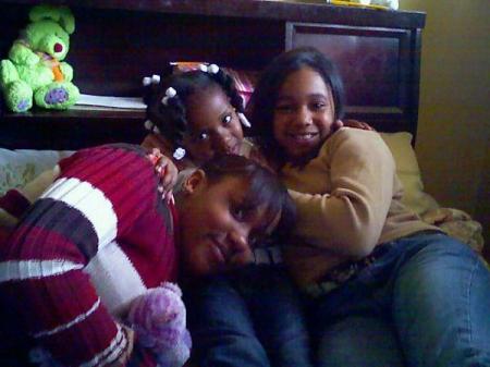 My daughters and my niece, Niara