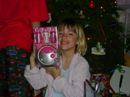 Jordan at Christmas 2006
