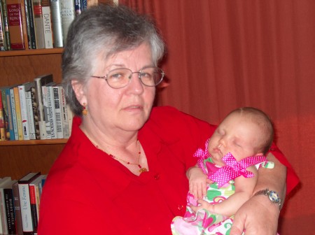 "Nonny" Sandy and grandbaby Laura