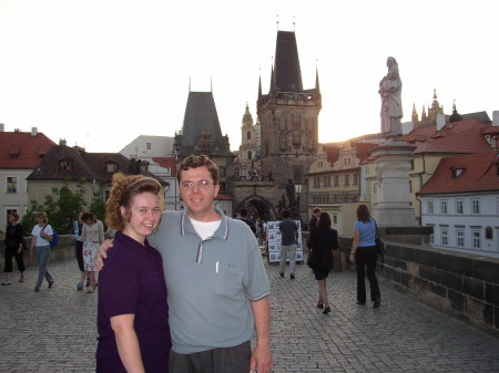 My wife and I in Prague back in 2003