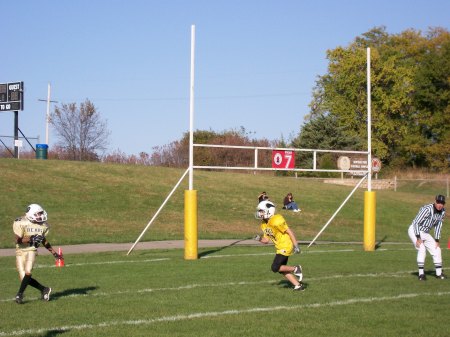 Game winning touchdown catch for my youngin'