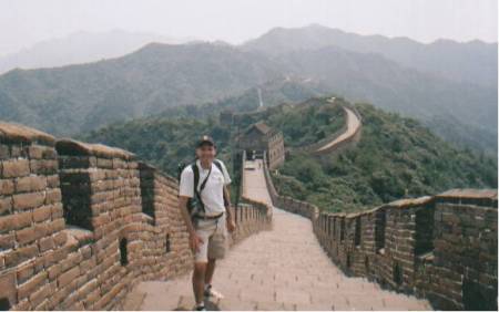 Me at the Great Wall of China in September 2007