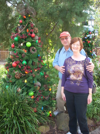 Craig & Lois enjoying Christmas at WDW