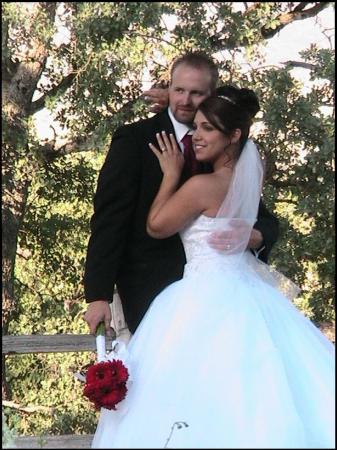 My son Chris and his wife Jen-married in Tehachapi!