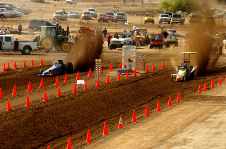 Sand Drag Racing in Avenal, CA