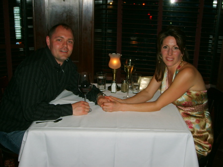 James and I, dinner in DC