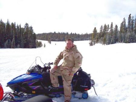 Snowmobiling in Montana