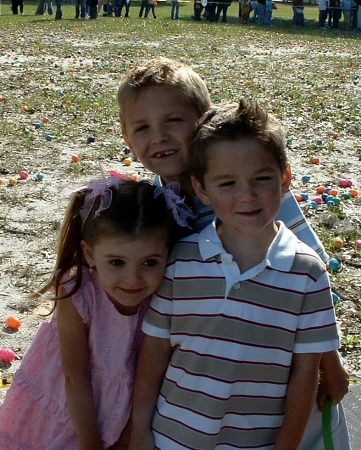 The whole gang at Easter