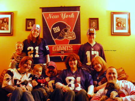 The gang minus Josh before the Superbowl!!!