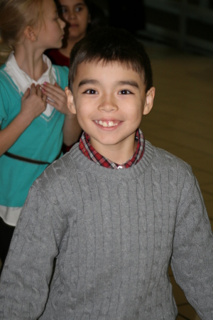 Colton at his 2nd grade Christmas Concert 2008
