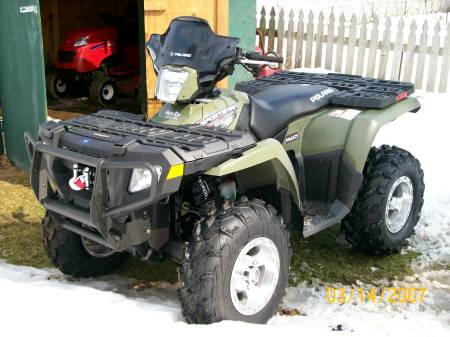 My 2007 Polaris 500 HO ATV