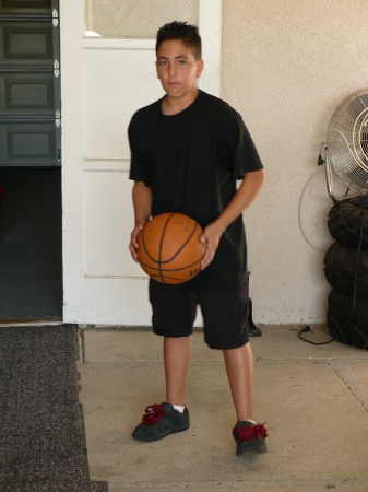 Gabriel our basketball player