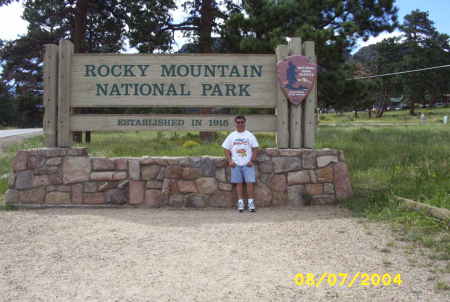 Just entering Rocky Mountain National Park