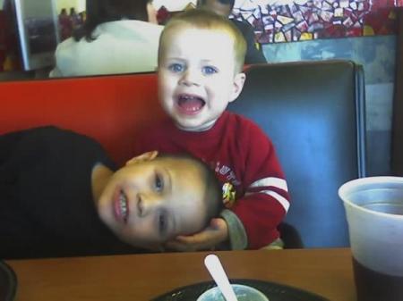 My grand-sons Gabe and Jacob