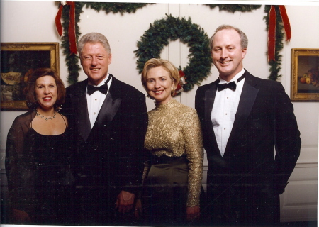 Melinda and Steve with Bill and Hillary 1998