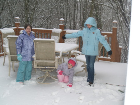 The Girls on a Snow Day