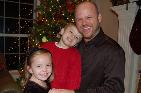 Me, Noah, and Ava (Christmas 2006)