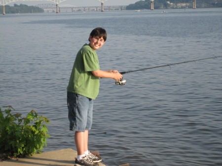 Todd fishing