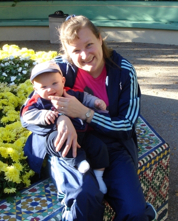 Grayson & Me at Busch Gardens, Tampa