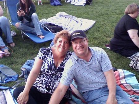 Walter and I at Toby Keith concert, July 2008