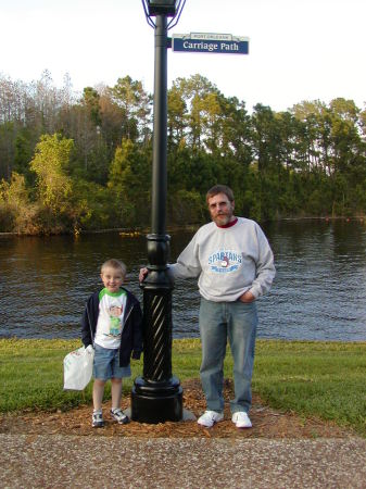 Hanging with Jacob at WDW 2008