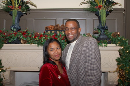 hubby & i at christmas party 2006