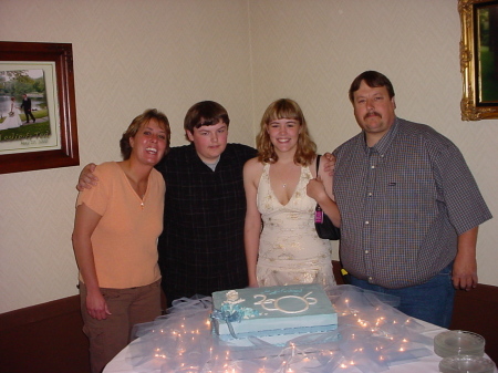 My family at Ashley's graduation party 2006