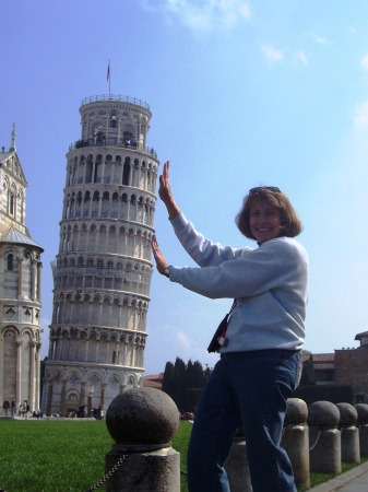 Definitely a tourist photo but loved visiting Pisa!