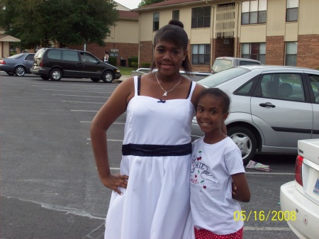 "Mica and Mioni"-Mica's 8th grade Prom