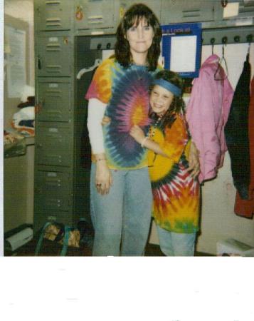 Nicole and I in 1999 on Halloween, we were hippies