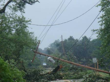 Dale Eggert's album, Eagle storm damage