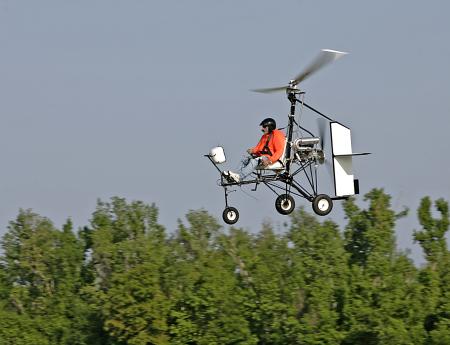 Me flying my gyroplane