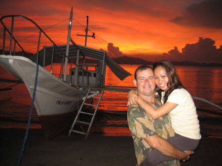 Beautiful Sunsets at our home in Port Barton Philippines