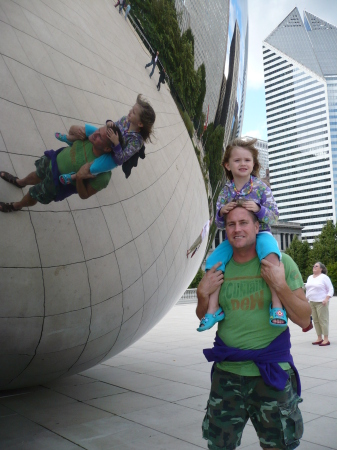 Chloe and I at Millenium Park in Chicago