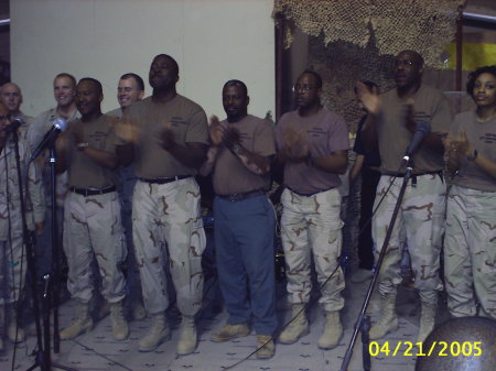 Getting my sing on in Iraq