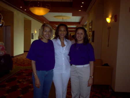 Me, LisaRaye, and my friend Jean