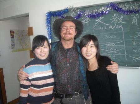 Two fellow english teachers. Beijing, China.