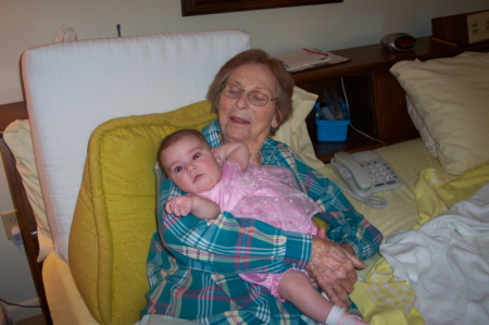 Mia with Great Grandma Betty (meemaw)