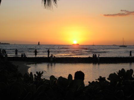 Sunset in Beautiful Hawaii